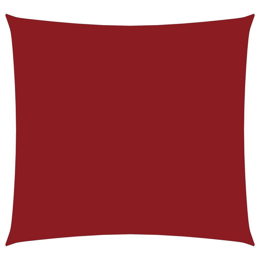 vidaXL Πανί Σκίασης Τετράγωνο Κόκκινο 4,5 x 4,5 μ. από Ύφασμα Oxford