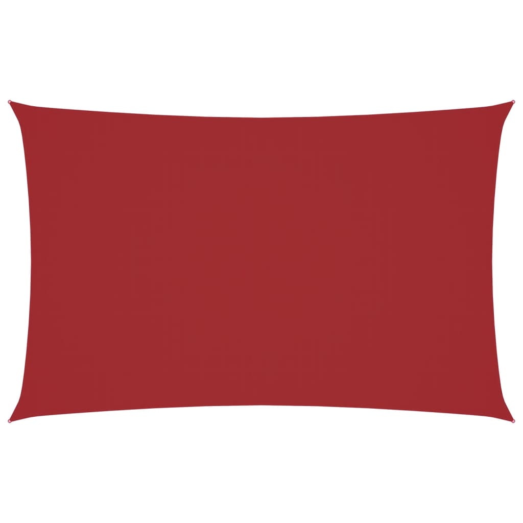 vidaXL Πανί Σκίασης Ορθογώνιο Κόκκινο 2 x 5 μ. από Ύφασμα Oxford