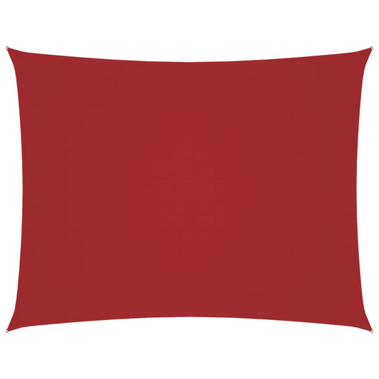 vidaXL Πανί Σκίασης Ορθογώνιο Κόκκινο 2,5 x 4 μ. από Ύφασμα Oxford