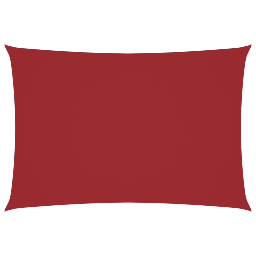 vidaXL Πανί Σκίασης Ορθογώνιο Κόκκινο 2,5 x 4,5 μ. από Ύφασμα Oxford