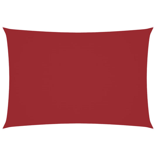 vidaXL Πανί Σκίασης Ορθογώνιο Κόκκινο 2,5 x 4,5 μ. από Ύφασμα Oxford