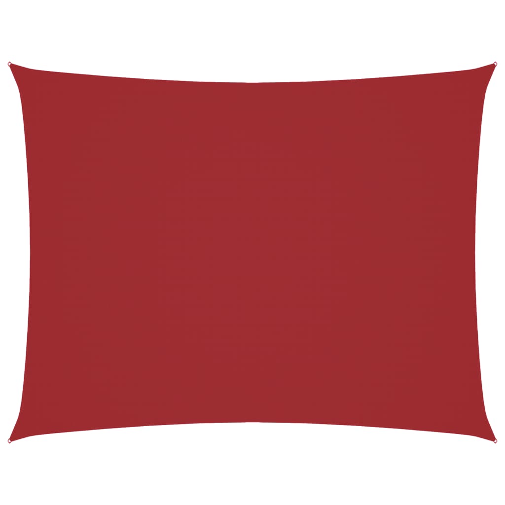 vidaXL Πανί Σκίασης Ορθογώνιο Κόκκινο 3 x 4 μ. από Ύφασμα Oxford