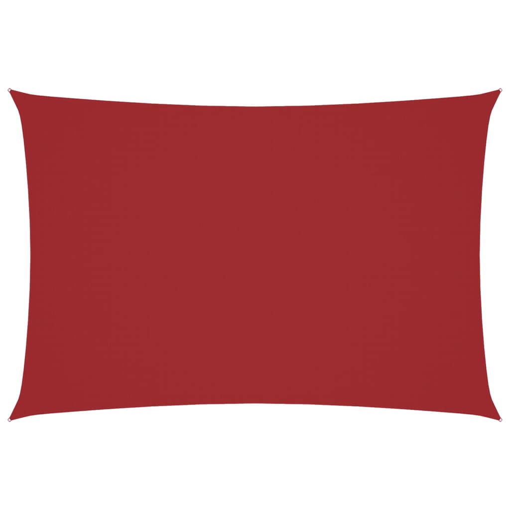 vidaXL Πανί Σκίασης Ορθογώνιο Κόκκινο 3 x 5 μ. από Ύφασμα Oxford
