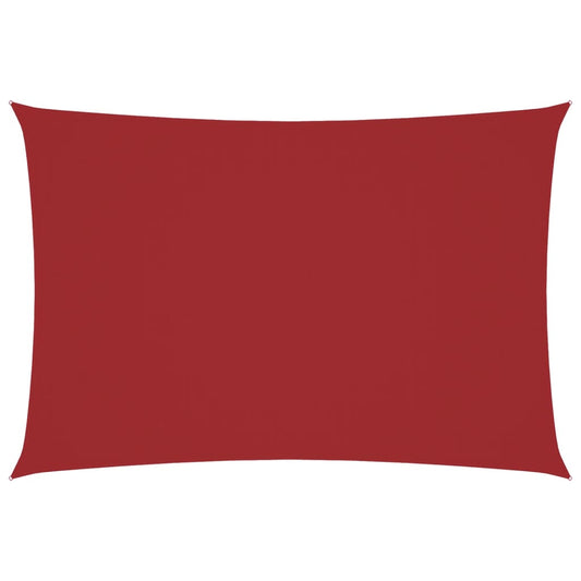 vidaXL Πανί Σκίασης Ορθογώνιο Κόκκινο 3 x 6 μ. από Ύφασμα Oxford