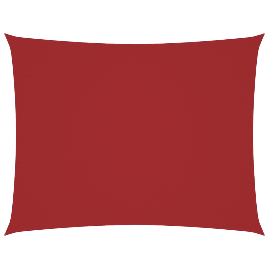 vidaXL Πανί Σκίασης Ορθογώνιο Κόκκινο 3,5 x 5 μ. από Ύφασμα Oxford