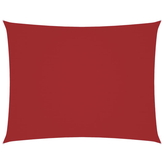 vidaXL Πανί Σκίασης Ορθογώνιο Κόκκινο 3,5 x 5 μ. από Ύφασμα Oxford