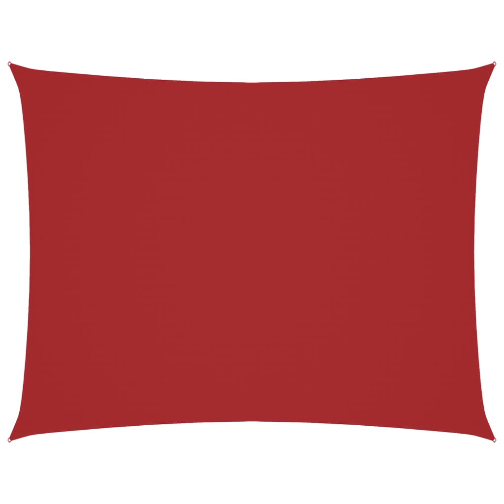 vidaXL Πανί Σκίασης Ορθογώνιο Κόκκινο 4 x 6 μ. από Ύφασμα Oxford