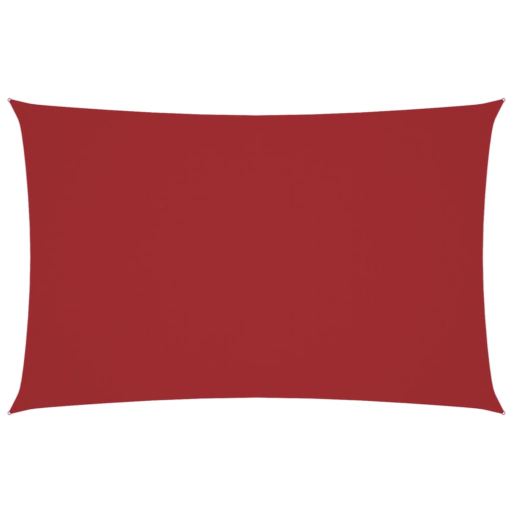 vidaXL Πανί Σκίασης Ορθογώνιο Κόκκινο 4 x 7 μ. από Ύφασμα Oxford