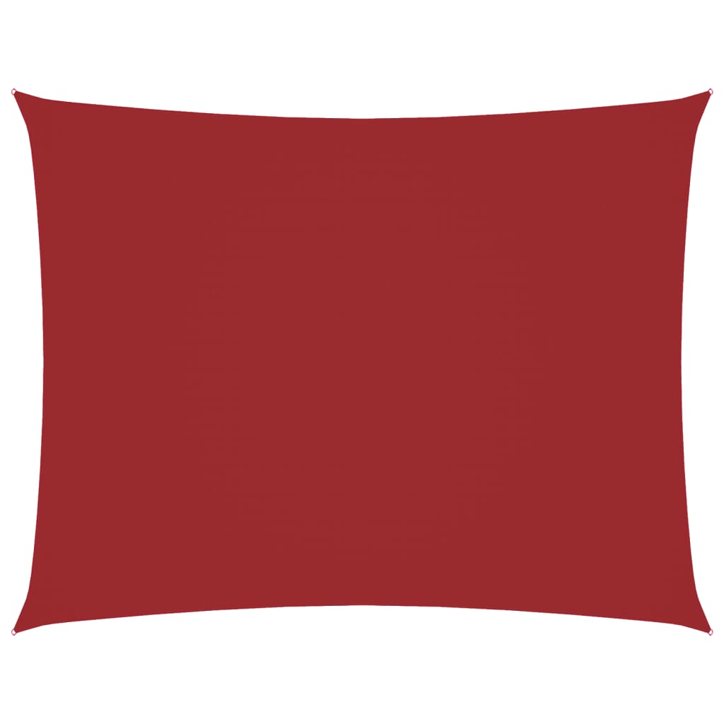 vidaXL Πανί Σκίασης Ορθογώνιο Κόκκινο 5 x 6 μ. από Ύφασμα Oxford