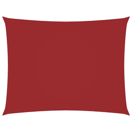 vidaXL Πανί Σκίασης Ορθογώνιο Κόκκινο 5 x 6 μ. από Ύφασμα Oxford