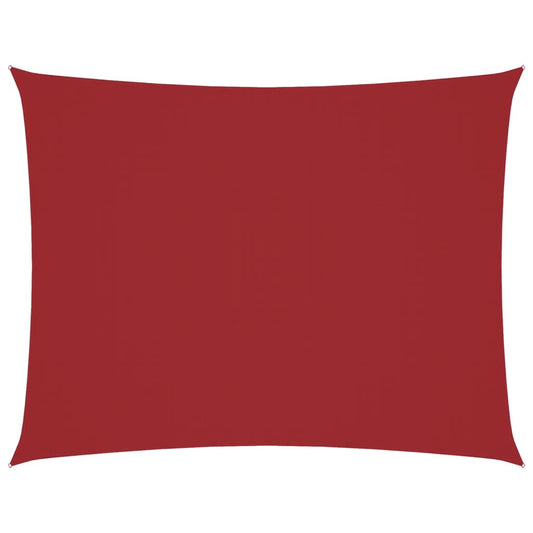 vidaXL Πανί Σκίασης Ορθογώνιο Κόκκινο 5 x 7 μ. από Ύφασμα Oxford