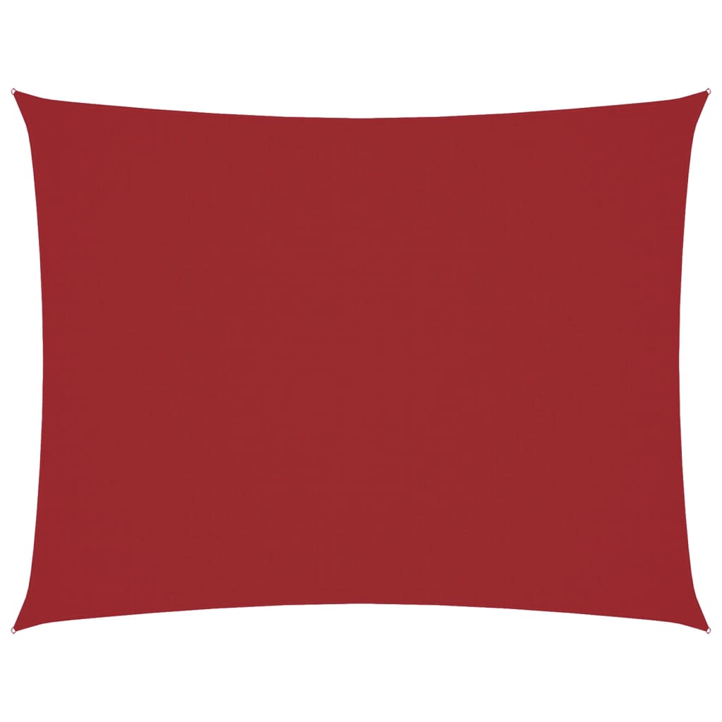 vidaXL Πανί Σκίασης Ορθογώνιο Κόκκινο 6 x 7 μ. από Ύφασμα Oxford