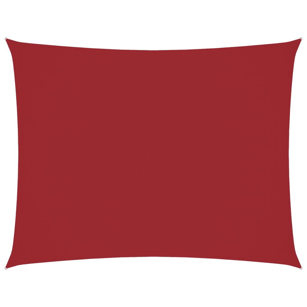 vidaXL Πανί Σκίασης Ορθογώνιο Κόκκινο 6 x 8 μ. από Ύφασμα Oxford