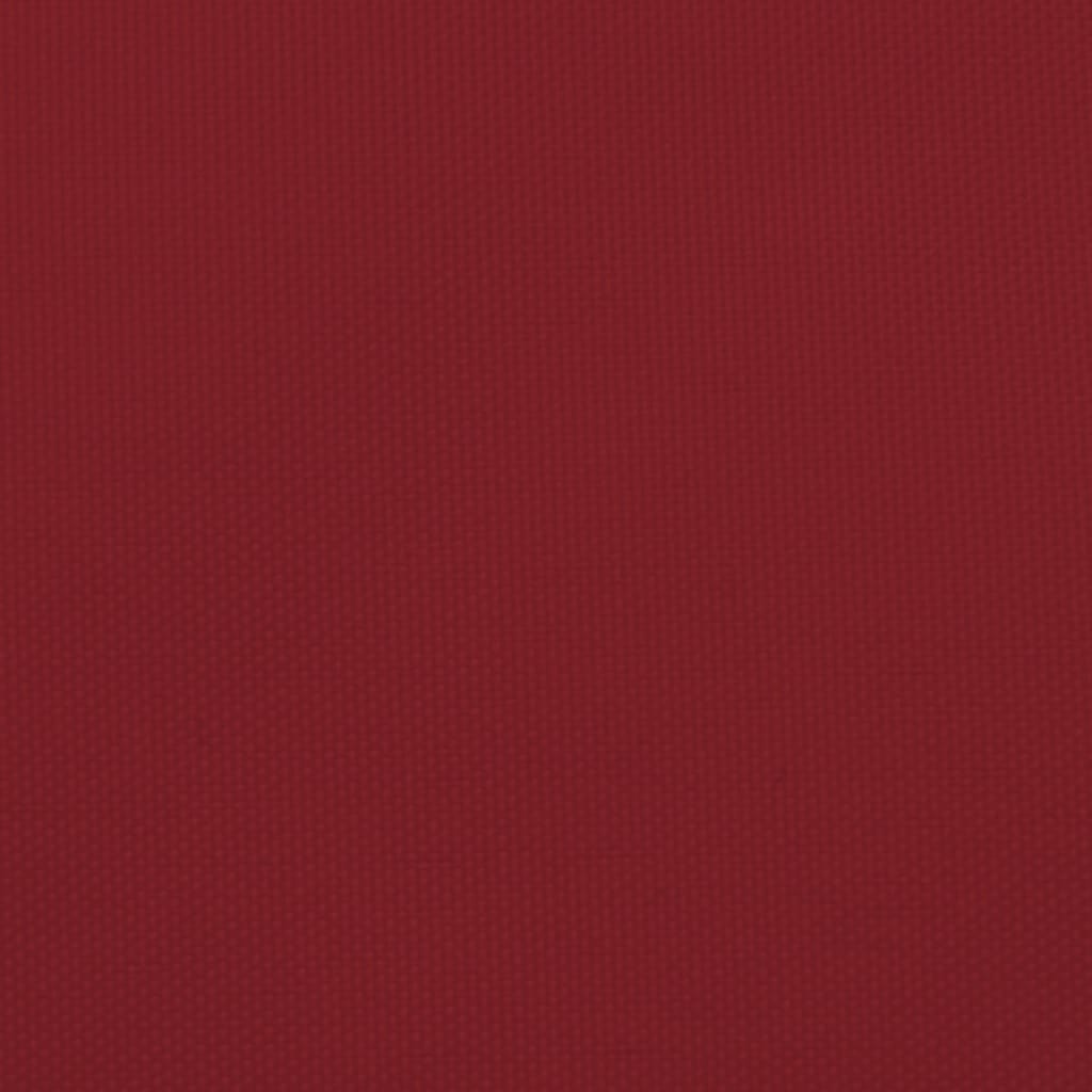 vidaXL Πανί Σκίασης Τρίγωνο Κόκκινο 3,5x3,5x4,9 μ. από Ύφασμα Oxford