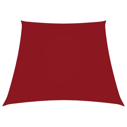 vidaXL Πανί Σκίασης Τρίγωνο Κόκκινο 2/4 x 3 μ. από Ύφασμα Oxford