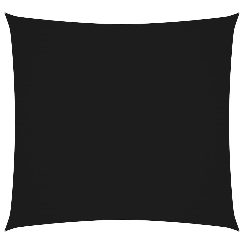 vidaXL Πανί Σκίασης Τετράγωνο Μαύρο 6 x 6 μ. από Ύφασμα Oxford
