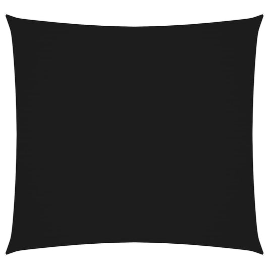 vidaXL Πανί Σκίασης Τετράγωνο Μαύρο 6 x 6 μ. από Ύφασμα Oxford