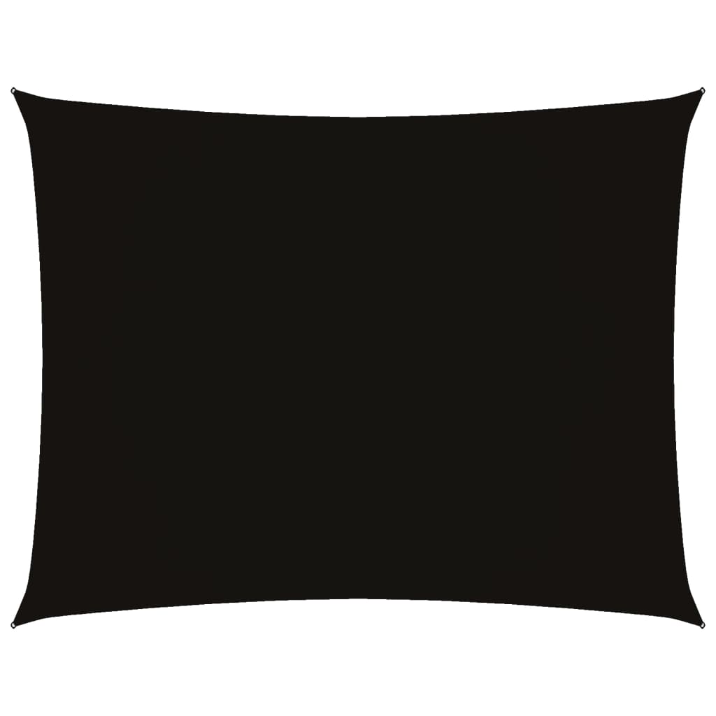 vidaXL Πανί Σκίασης Ορθογώνιο Μαύρο 2 x 3 μ. από Ύφασμα Oxford