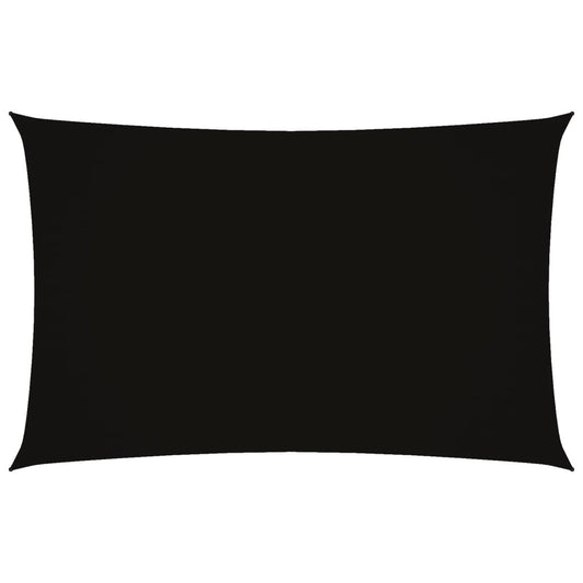 vidaXL Πανί Σκίασης Ορθογώνιο Μαύρο 2 x 5 μ. από Ύφασμα Oxford