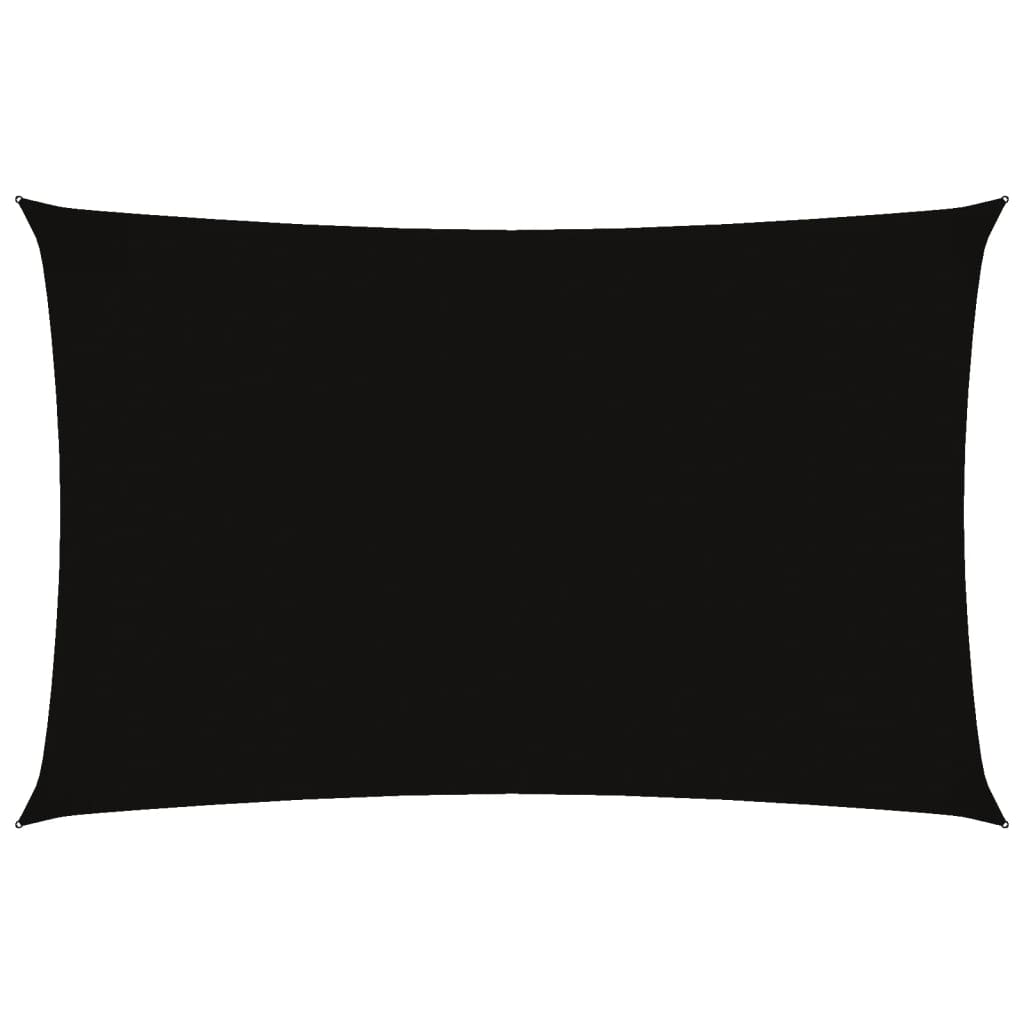vidaXL Πανί Σκίασης Ορθογώνιο Μαύρο 2,5 x 5 μ. από Ύφασμα Oxford
