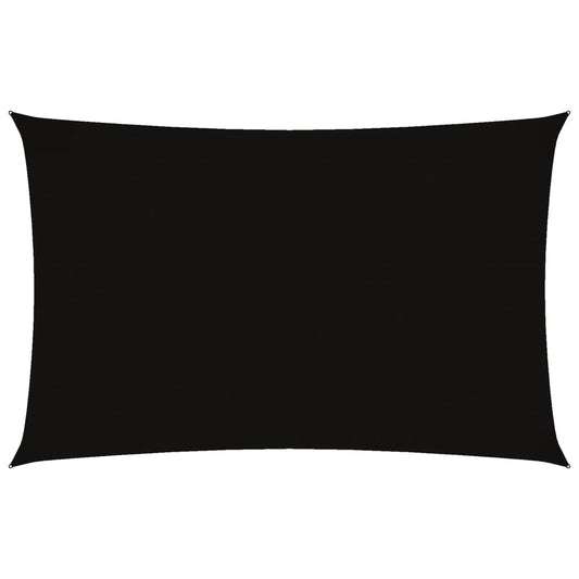 vidaXL Πανί Σκίασης Ορθογώνιο Μαύρο 2,5 x 5 μ. από Ύφασμα Oxford