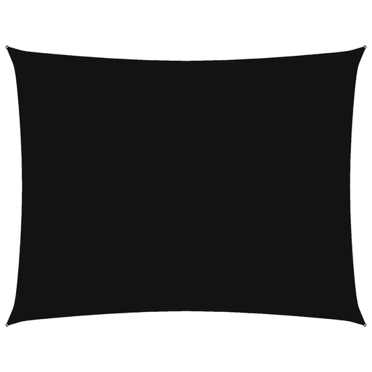 vidaXL Πανί Σκίασης Ορθογώνιο Μαύρο 3 x 4 μ. από Ύφασμα Oxford