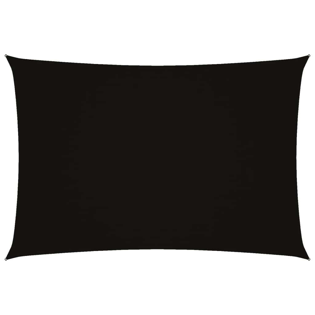 vidaXL Πανί Σκίασης Ορθογώνιο Μαύρο 3 x 5 μ. από Ύφασμα Oxford