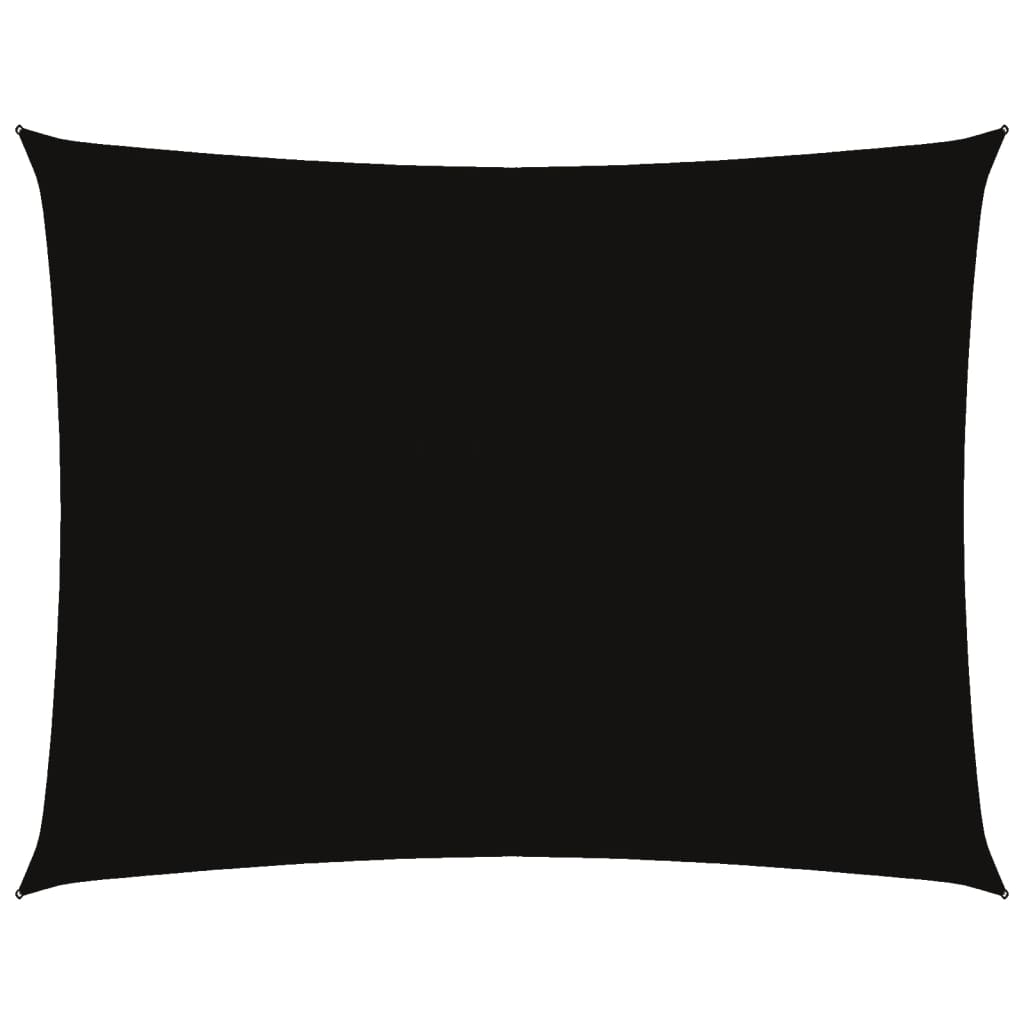 vidaXL Πανί Σκίασης Ορθογώνιο Μαύρο 3,5 x 4,5 μ. από Ύφασμα Oxford