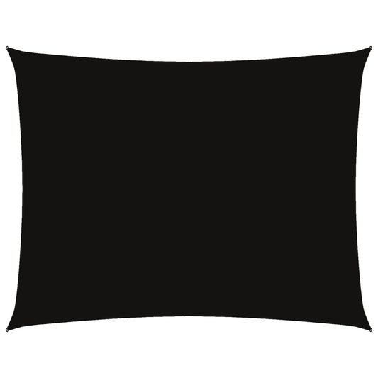 vidaXL Πανί Σκίασης Ορθογώνιο Μαύρο 3,5 x 4,5 μ. από Ύφασμα Oxford