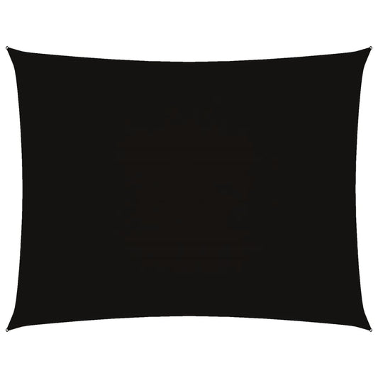 vidaXL Πανί Σκίασης Ορθογώνιο Μαύρο 3,5 x 5 μ. από Ύφασμα Oxford