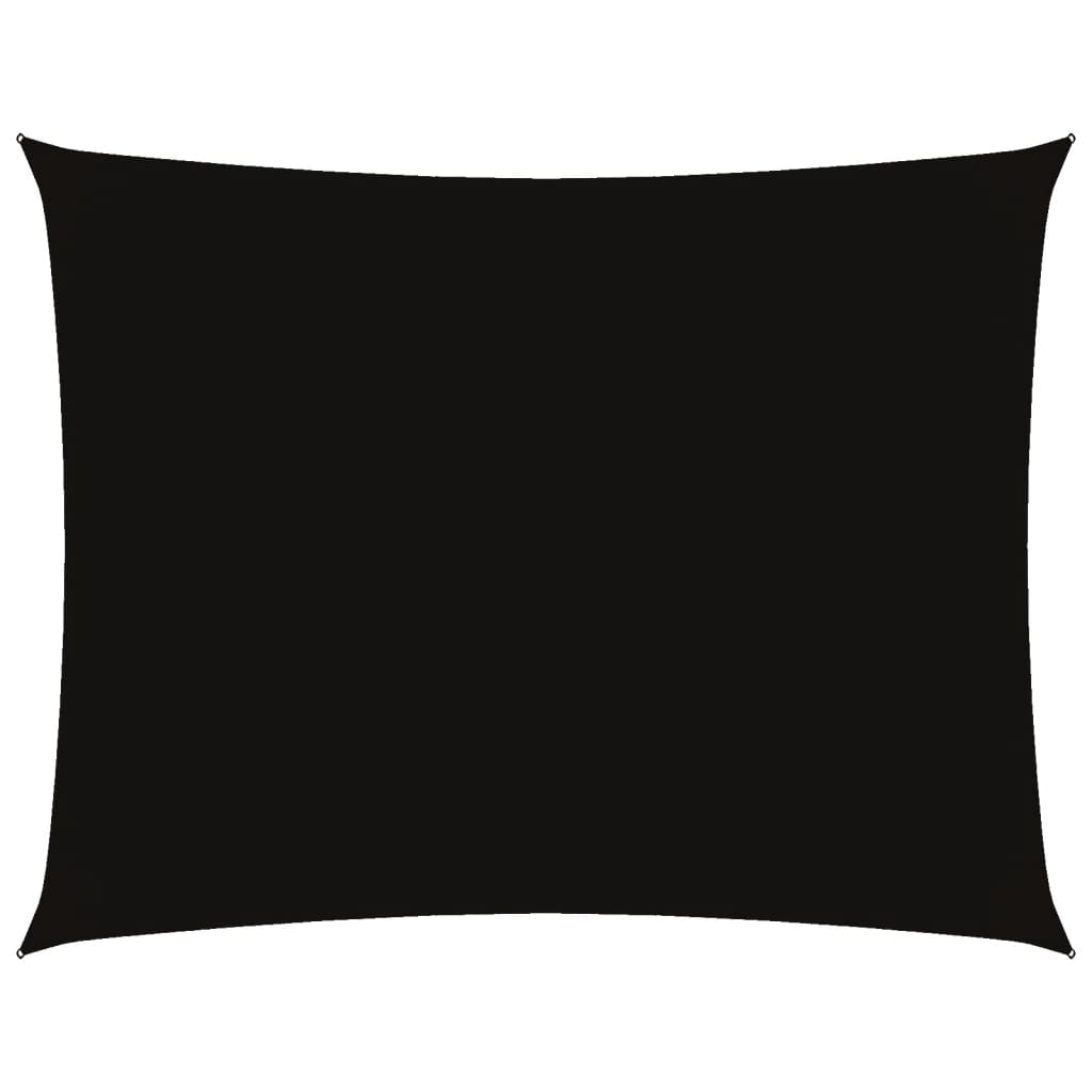 vidaXL Πανί Σκίασης Ορθογώνιο Μαύρο 4 x 5 μ. από Ύφασμα Oxford