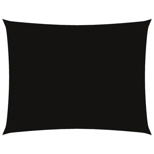 vidaXL Πανί Σκίασης Ορθογώνιο Μαύρο 4 x 5 μ. από Ύφασμα Oxford