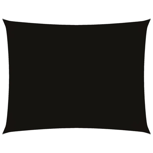 vidaXL Πανί Σκίασης Ορθογώνιο Μαύρο 4 x 6 μ. από Ύφασμα Oxford