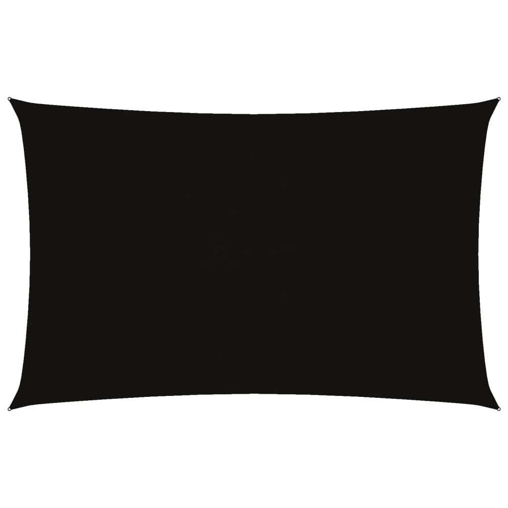 vidaXL Πανί Σκίασης Ορθογώνιο Μαύρο 5 x 8 μ. από Ύφασμα Oxford