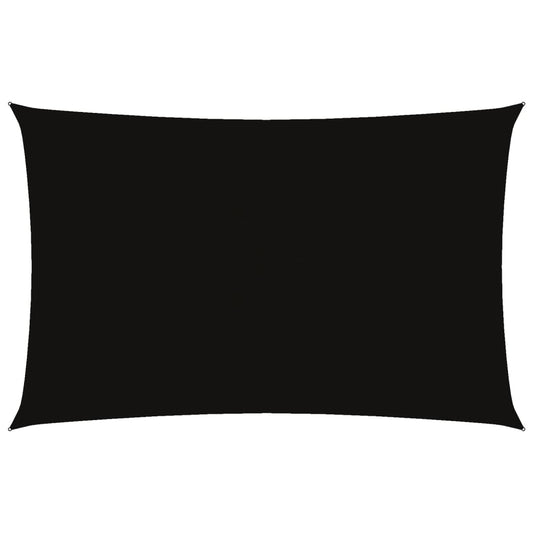 vidaXL Πανί Σκίασης Ορθογώνιο Μαύρο 5 x 8 μ. από Ύφασμα Oxford