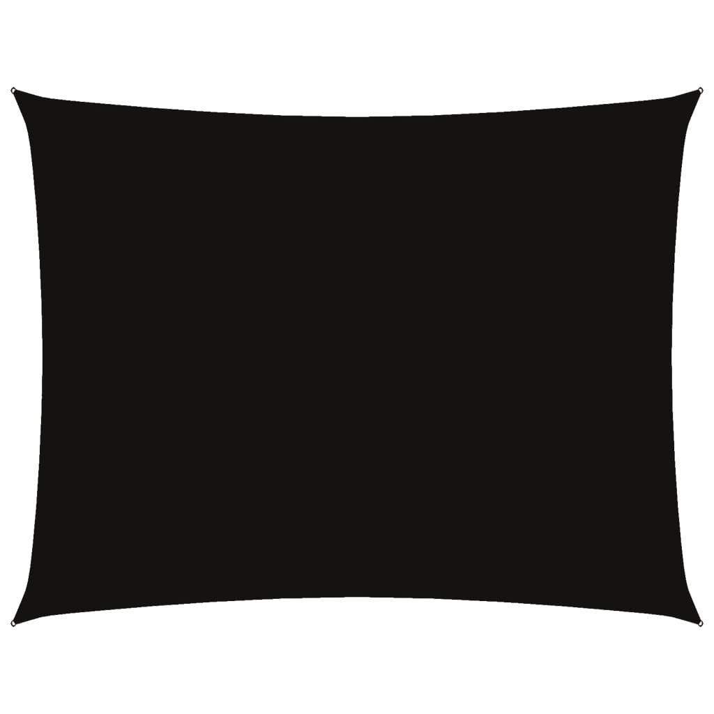 vidaXL Πανί Σκίασης Ορθογώνιο Μαύρο 6 x 7 μ. από Ύφασμα Oxford