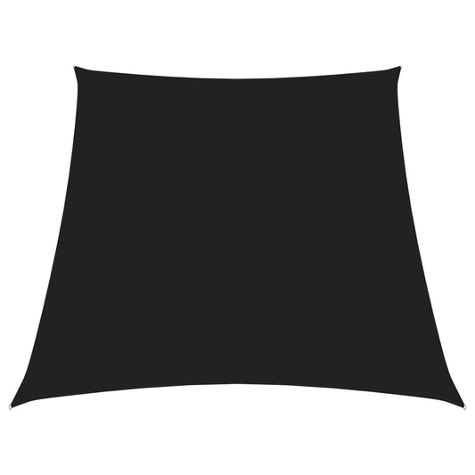 vidaXL Πανί Σκίασης Τραπέζιο Μαύρο 3/4 x 3 μ. από Ύφασμα Oxford