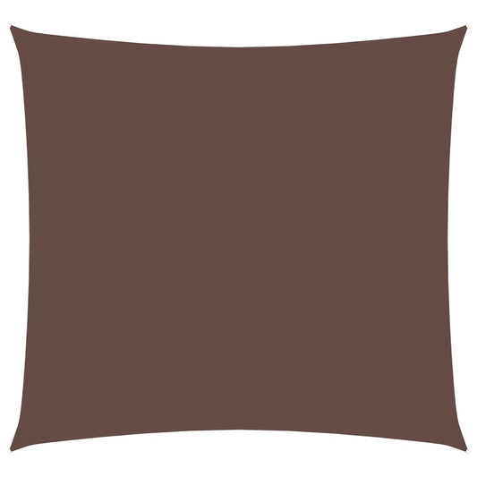 vidaXL Πανί Σκίασης Τετράγωνο Καφέ 2,5 x 2,5 μ. από Ύφασμα Oxford