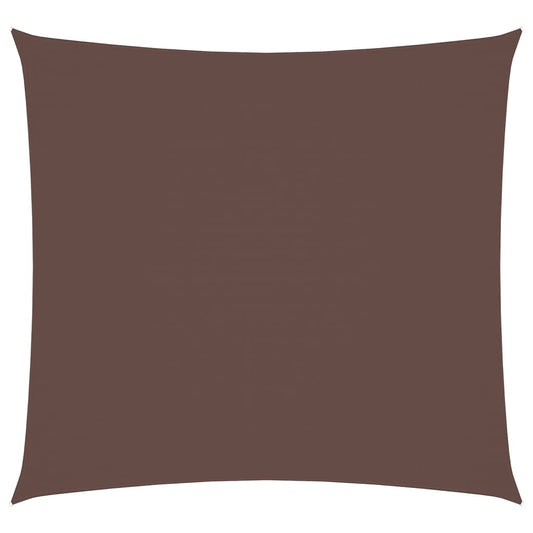 vidaXL Πανί Σκίασης Τετράγωνο Καφέ 7 x 7 μ. από Ύφασμα Oxford