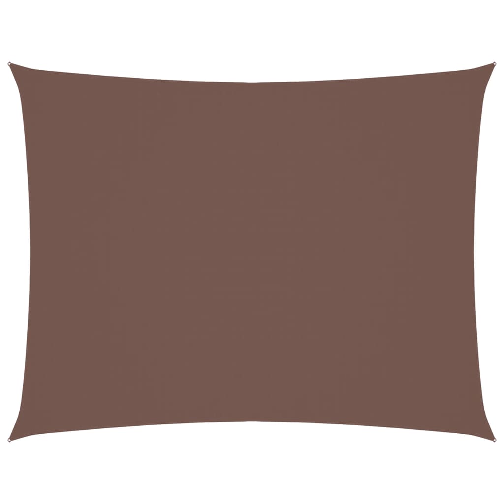 vidaXL Πανί Σκίασης Ορθογώνιο Καφέ 2 x 3,5 μ. από Ύφασμα Oxford