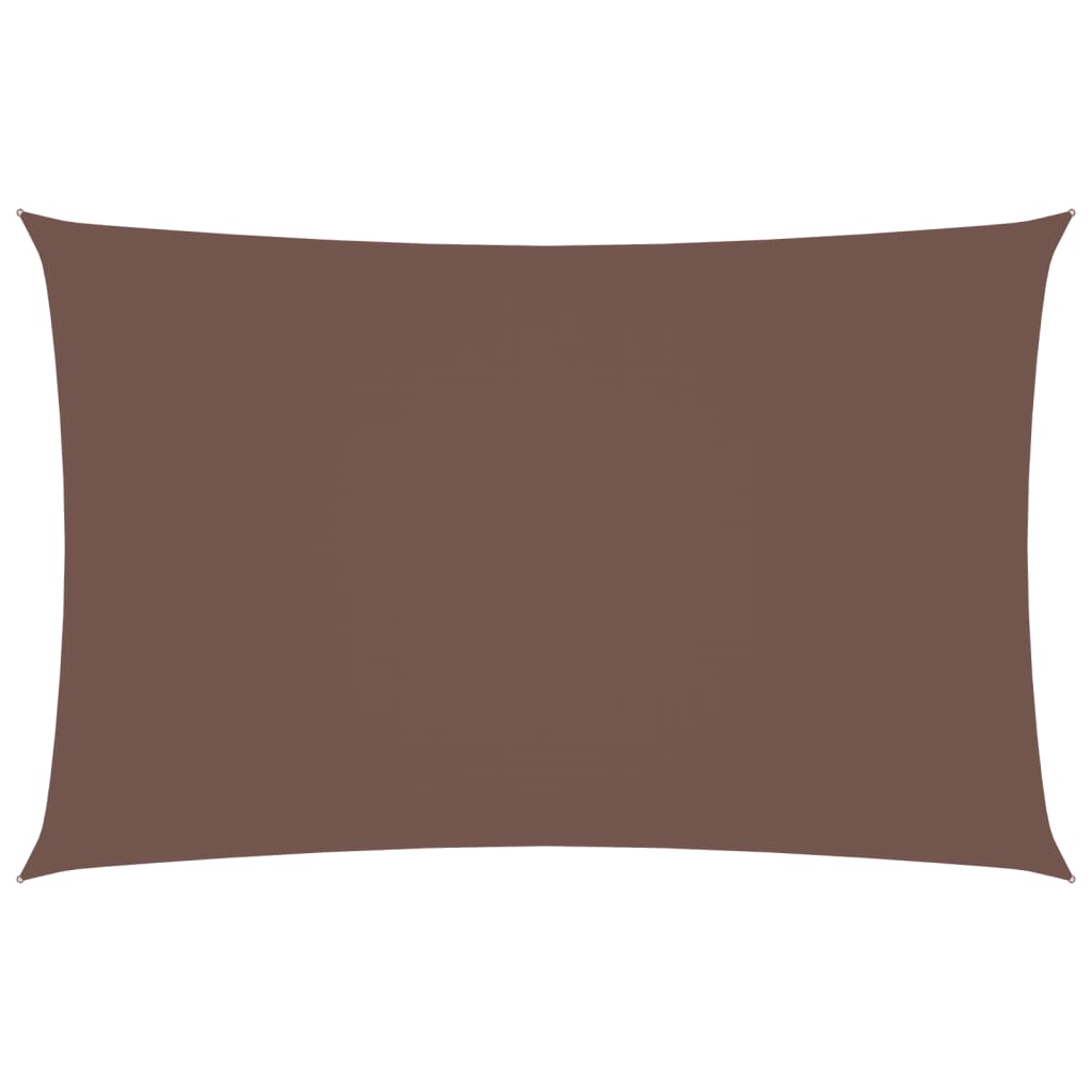 vidaXL Πανί Σκίασης Ορθογώνιο Καφέ 2 x 5 μ. από Ύφασμα Oxford