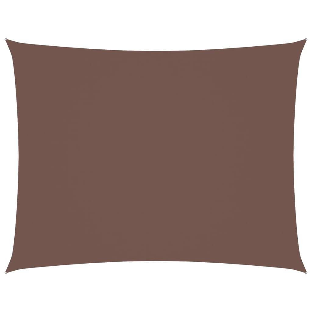 vidaXL Πανί Σκίασης Ορθογώνιο Καφέ 2,5 x 3,5 μ. από Ύφασμα Oxford