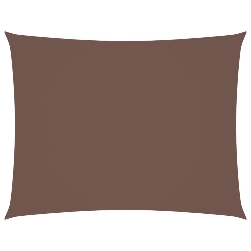 vidaXL Πανί Σκίασης Ορθογώνιο Καφέ 2,5 x 4 μ. από Ύφασμα Oxford