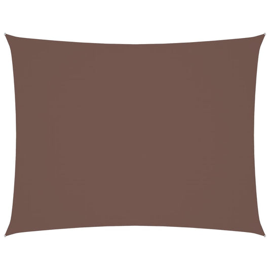 vidaXL Πανί Σκίασης Ορθογώνιο Καφέ 2,5 x 4 μ. από Ύφασμα Oxford