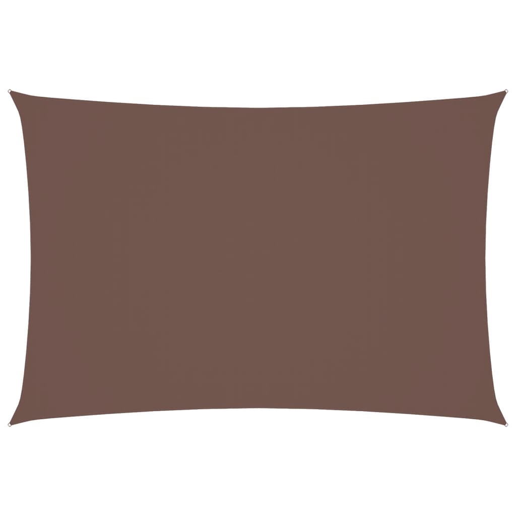 vidaXL Πανί Σκίασης Ορθογώνιο Καφέ 2,5 x 4,5 μ. από Ύφασμα Oxford