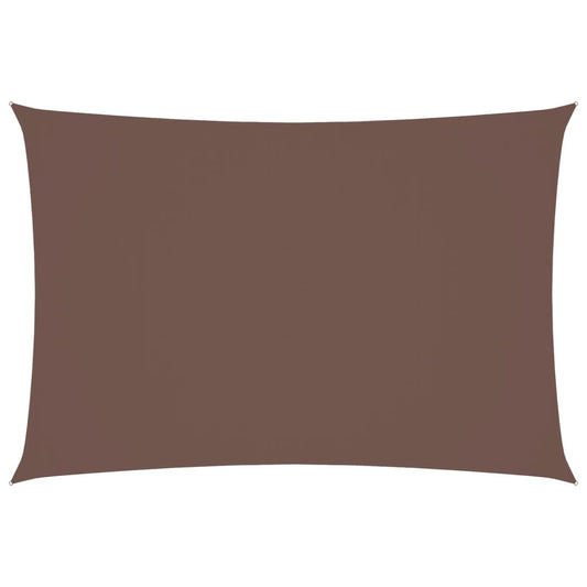 vidaXL Πανί Σκίασης Ορθογώνιο Καφέ 2,5 x 4,5 μ. από Ύφασμα Oxford