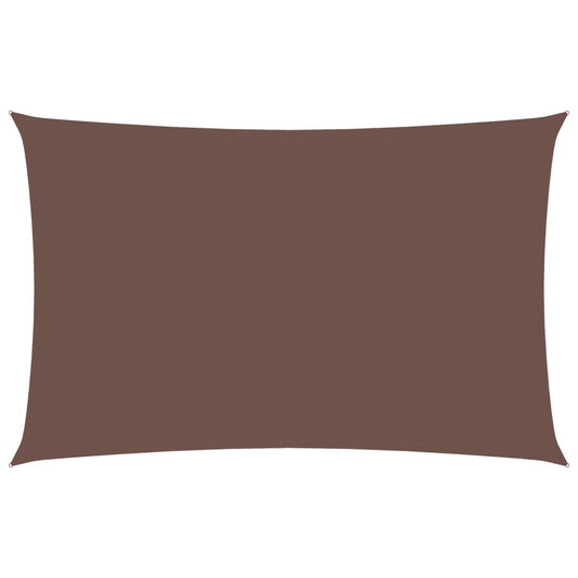 vidaXL Πανί Σκίασης Ορθογώνιο Καφέ 2,5 x 5 μ. από Ύφασμα Oxford