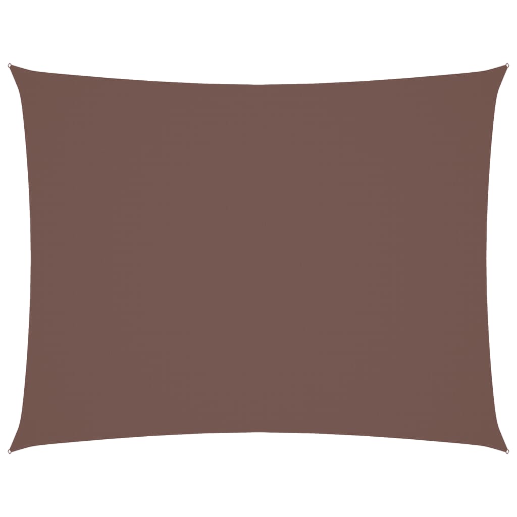 vidaXL Πανί Σκίασης Ορθογώνιο Καφέ 3 x 4 μ. από Ύφασμα Oxford