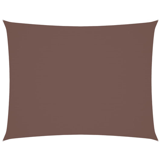 vidaXL Πανί Σκίασης Ορθογώνιο Καφέ 3 x 4 μ. από Ύφασμα Oxford
