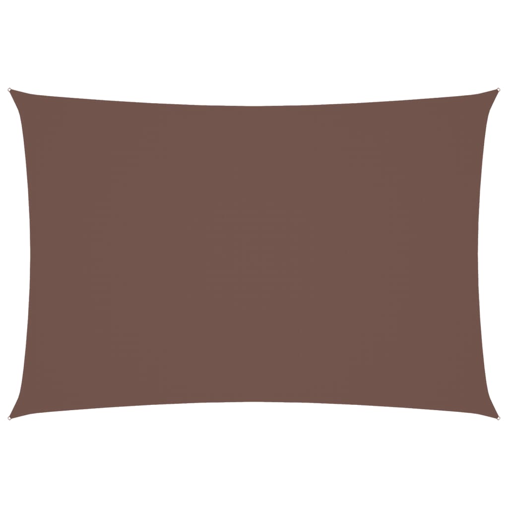 vidaXL Πανί Σκίασης Ορθογώνιο Καφέ 3 x 5 μ. από Ύφασμα Oxford